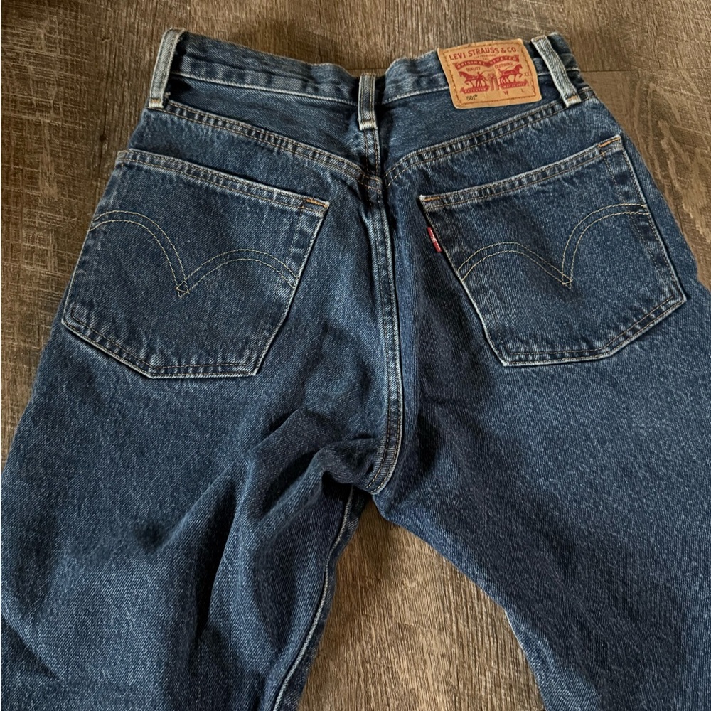 Levi's Women’s Dark Blue Relaxed Jeans